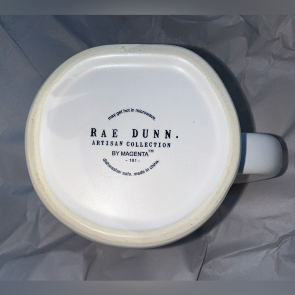 New Rae Dunn “Brew” Mug with charm - Picture 2 of 3
